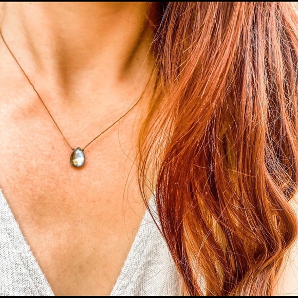 Handmade Moonstone Necklace, Minimalistic, Moonstone Choker, Goddess Provisions - Picture 8 of 14